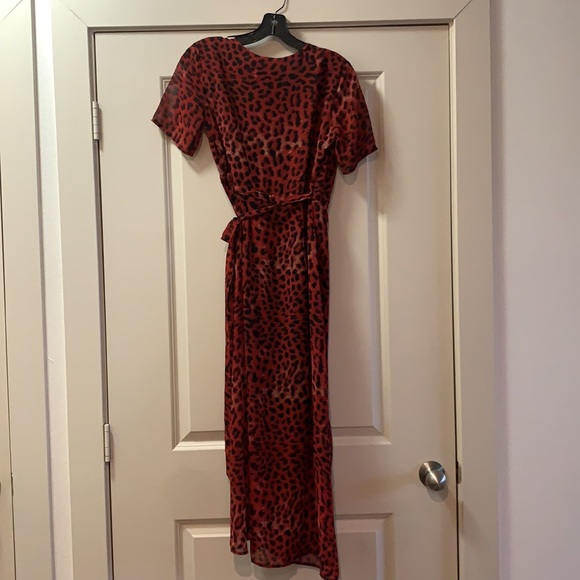 NWT Bardot Leopard Wrap dress - Picture 6 of 8